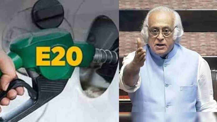 Congress Attacks E20 Rollout, Cities Water And Food Security Concerns