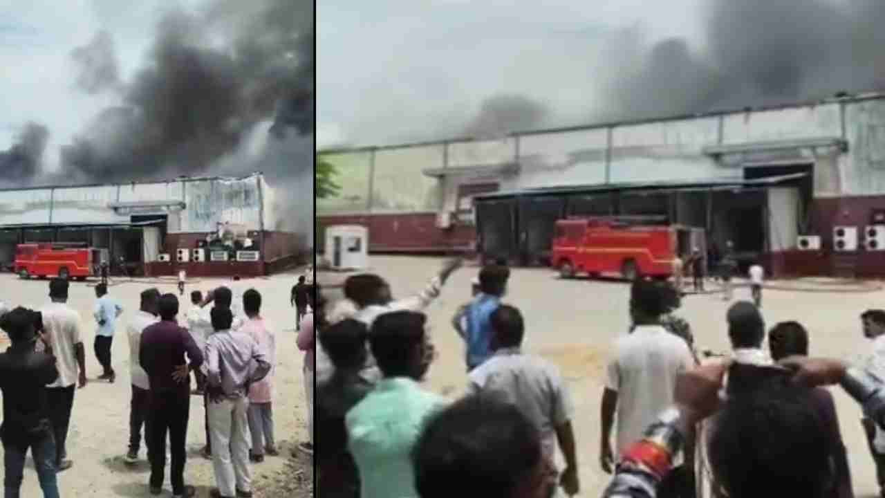 Major Fire Accident At Cold Rush Logistics Warehouse