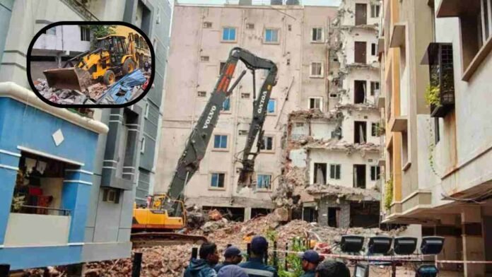 HYDRA Removes Dangerous Buildings in Anjayanagar After Collapse