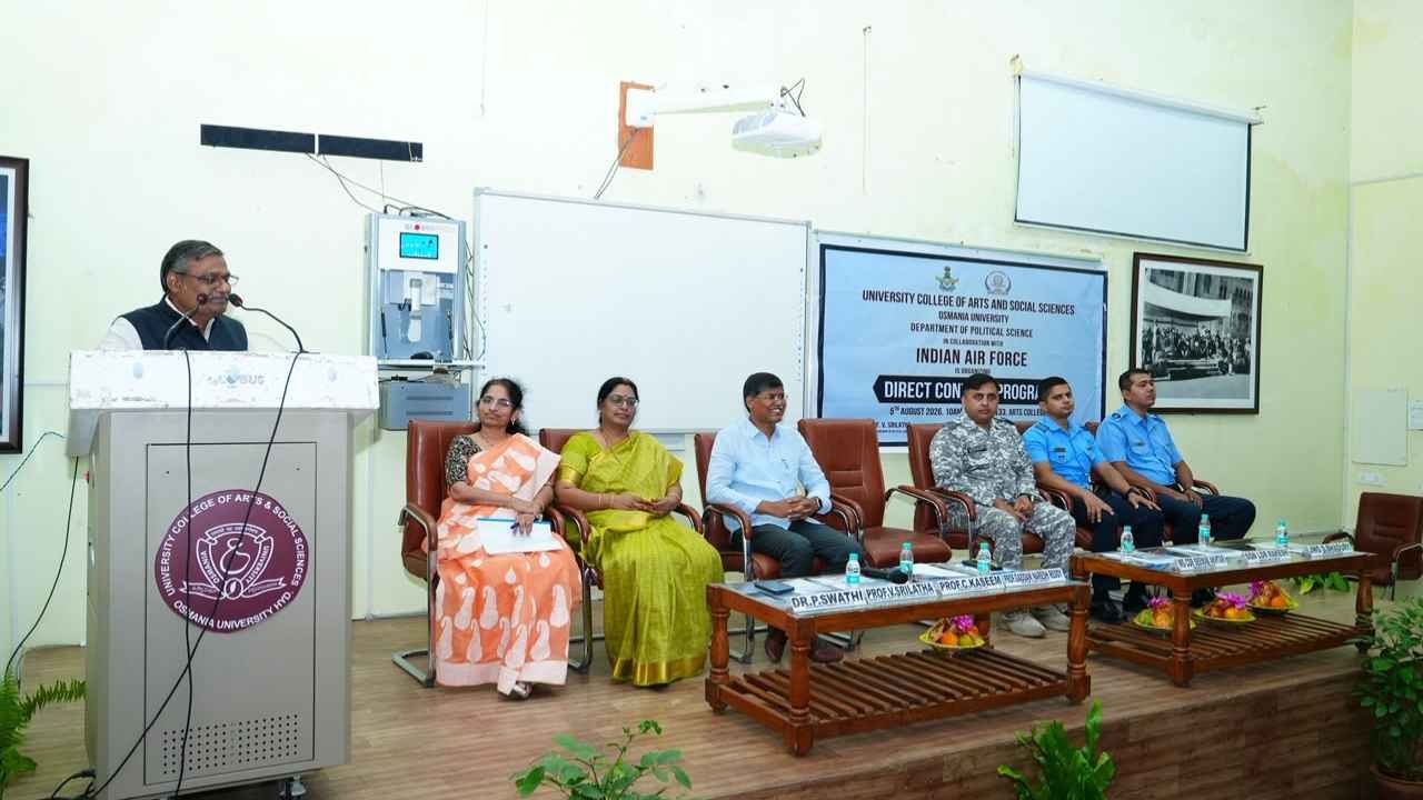 Indian Air Force Direct Contact Programme At Osmania University