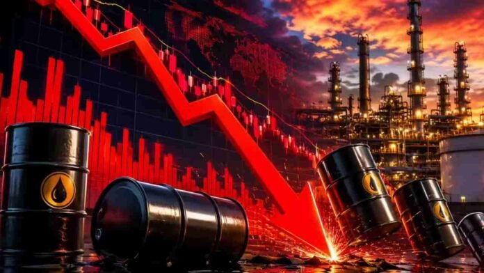 Iran-Oman Talks On Opening Hormuz, Crude Oil Prices Drop