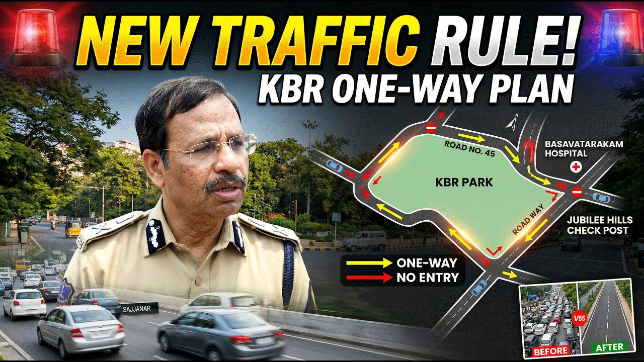 KBR Park One Way Traffic System From August 18