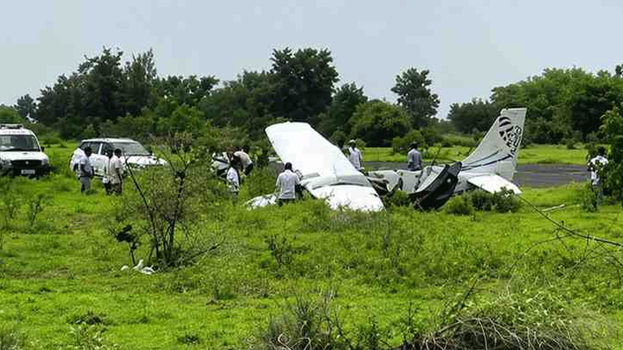 Another Plane Crash In Baramati, Pilots Lives Were Saved