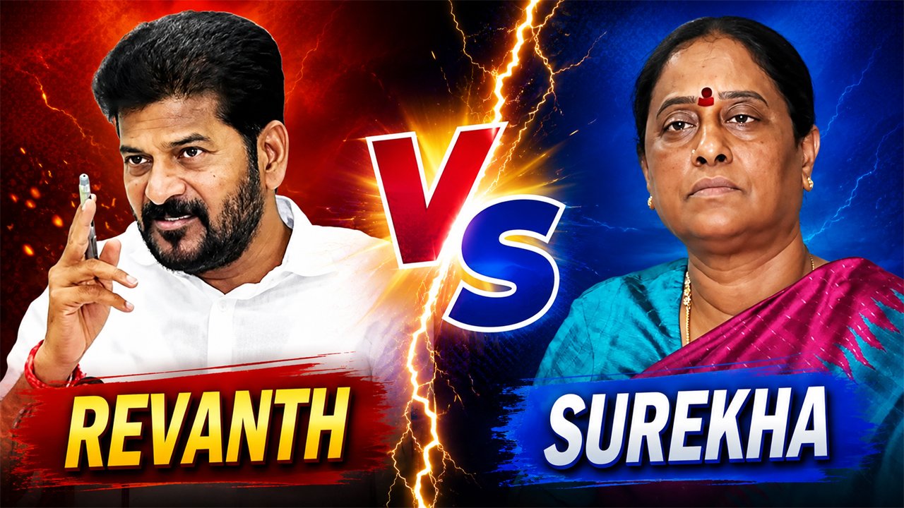 Revanth VS Surekha: Fire Broke Out In Telangana Congress Split Into Two Groups