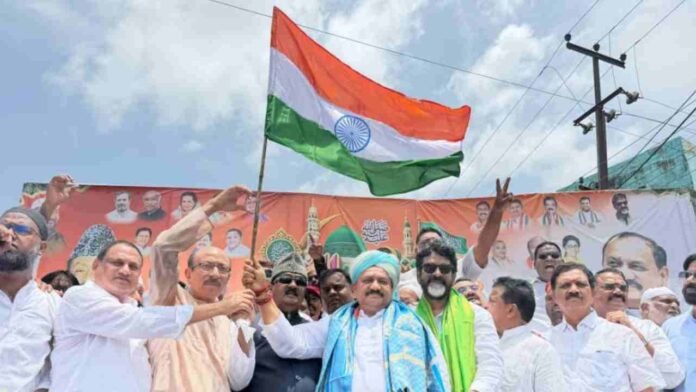 Shabbir Ali calls for unity, protection of Ganga-Jamuni culture at Milad celebrations in Nizamabad