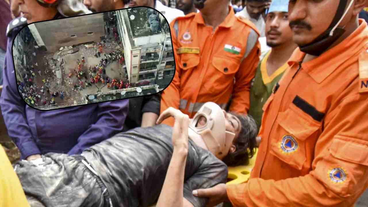 50-Year-Old Building Collapses in Delhi’s Satya Niketan, Killing 7