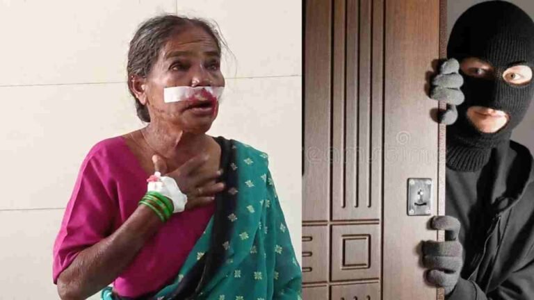 A Thief Attacked An Elderly Woman And Steals 3 Tola In Vemulawada