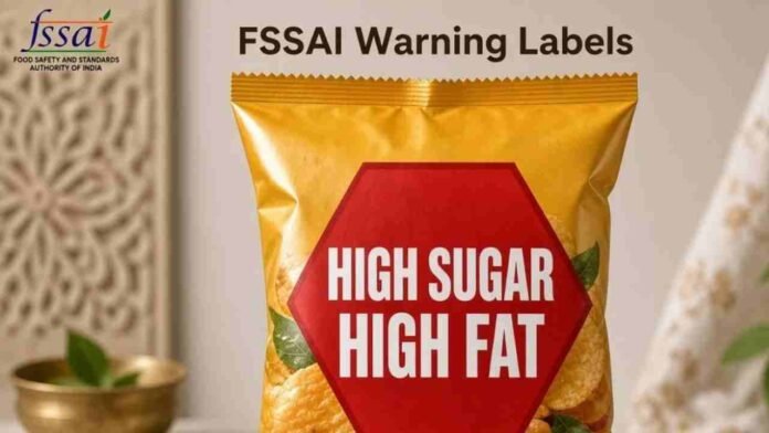FSSAI To Introduce Red Warning Labels For Foods High In Sugar, Salt And Fat