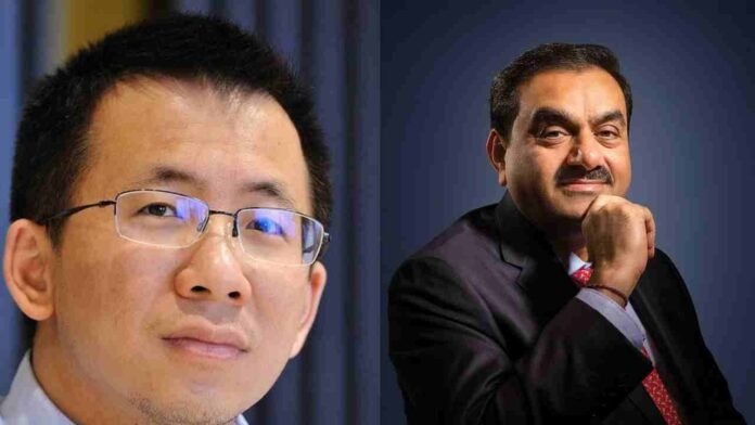 Gautam Adani Net Worth Falls as Zhang Yiming Takes Top Spot