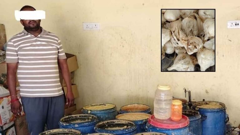 730 Kg Suspected Adulterated Ginger-Garlic Paste Seized in Hayathnagar