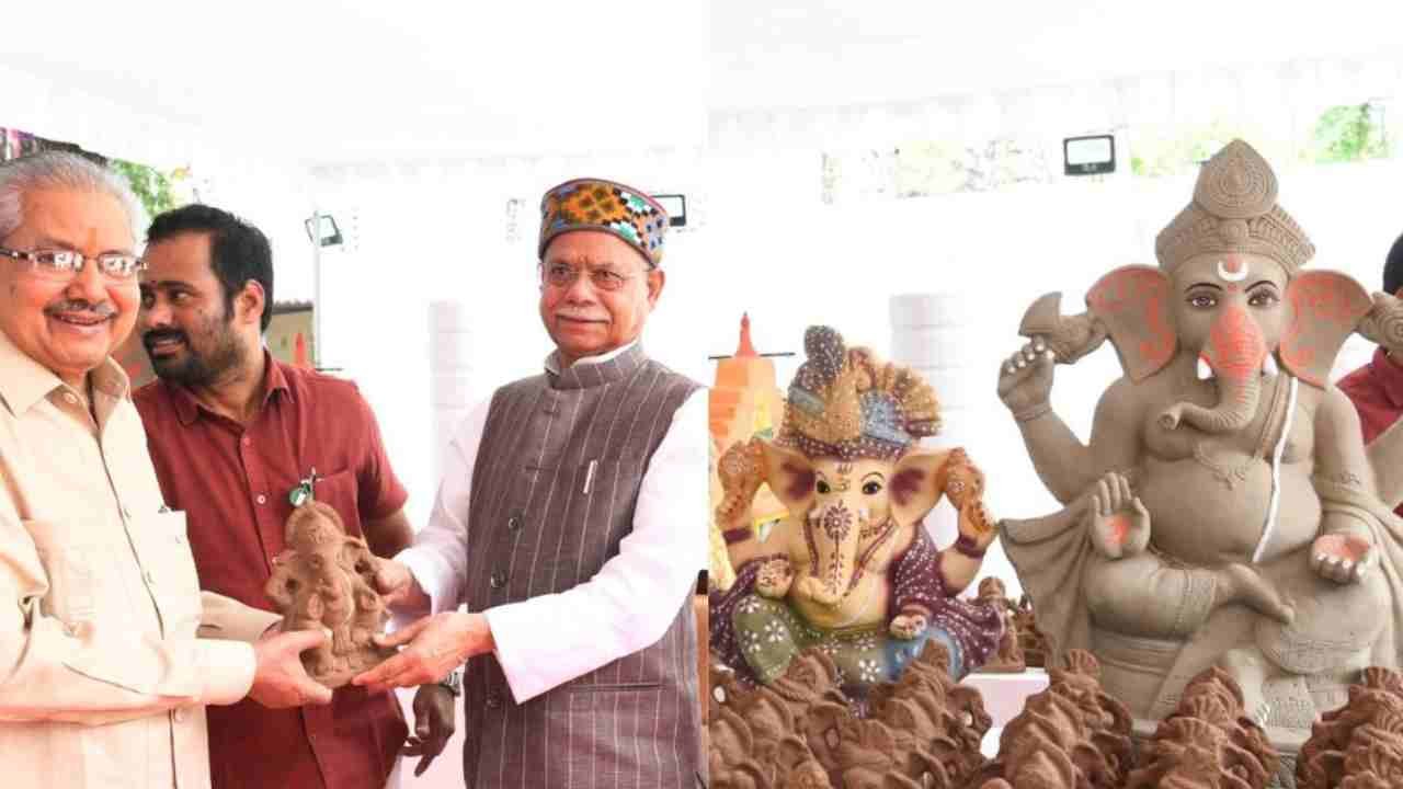 Governor Shiv Pratap Shukla Urges People To OPT For Clay Ganesh Idols