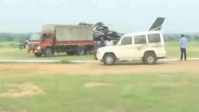 Minister Damodar Helicopter Stalled Due To Lack Of Fuel