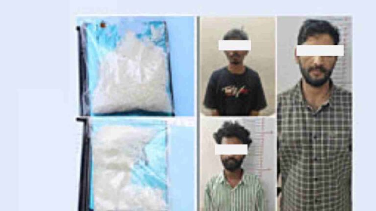 RGIA Police Arrest Three Alleged Drug Peddlers In Shamshabad