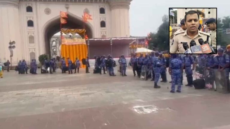 Security Tightened For Ganesh Festival and Friday Prayers At Charminar