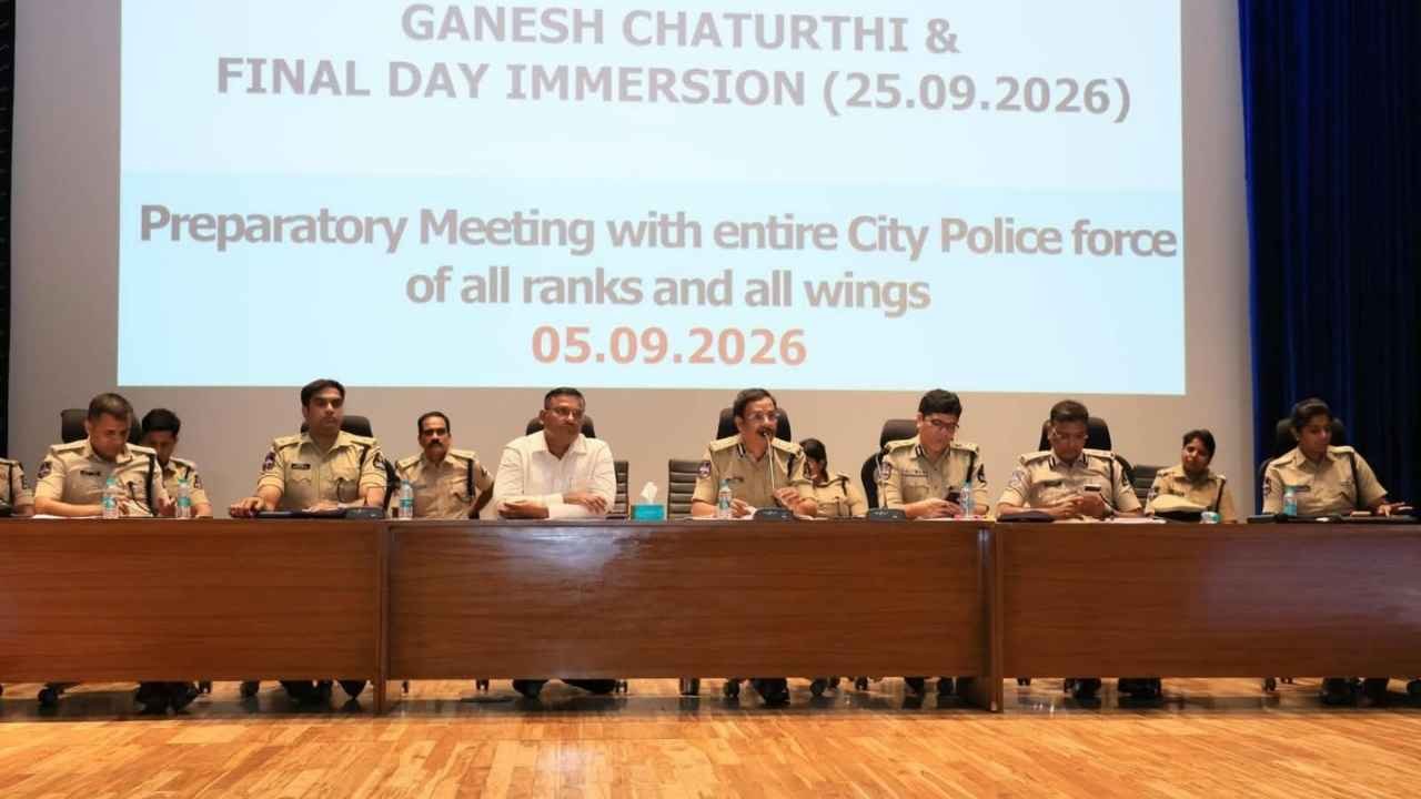 Hyderabad Police Tighten Security For Ganesh Utsav Celebrations