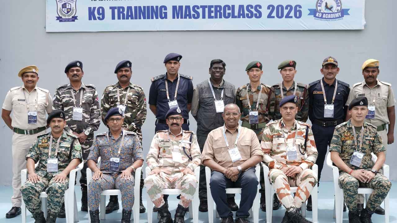 Hyderabad Hosts National-Level K9 Security Training Masterclass