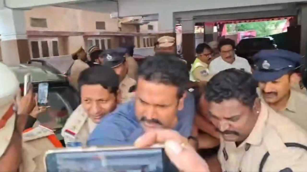 BRS Leader Manne Krishank Arrested In Hyderabad
