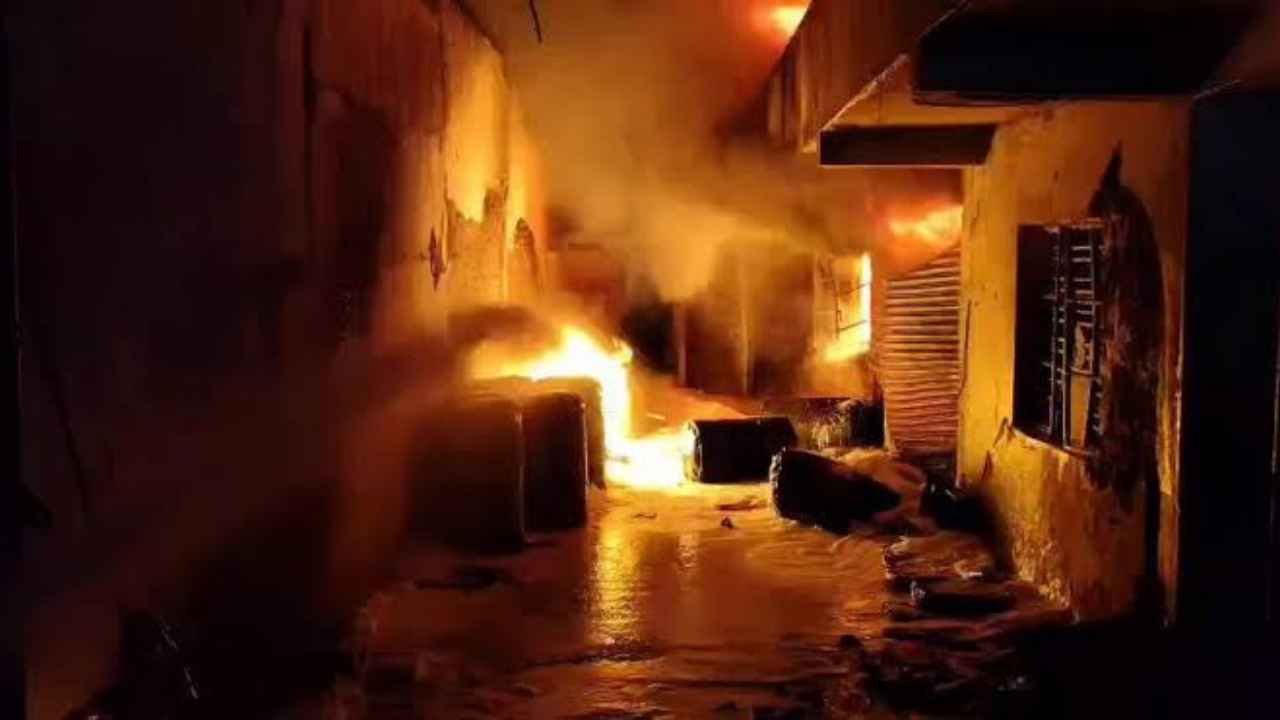 Fire Breaks Out In Printing Unit At Kukatpally
