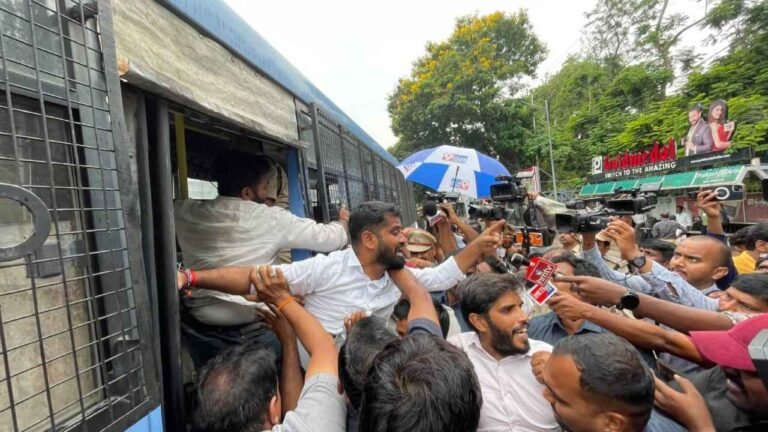 ABVP, TRSV Activists Detained During Telangana Assembly Protest