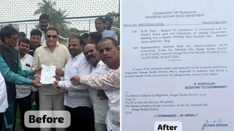 Arutla Minority Welfare Issues Taken Up By Azharuddin