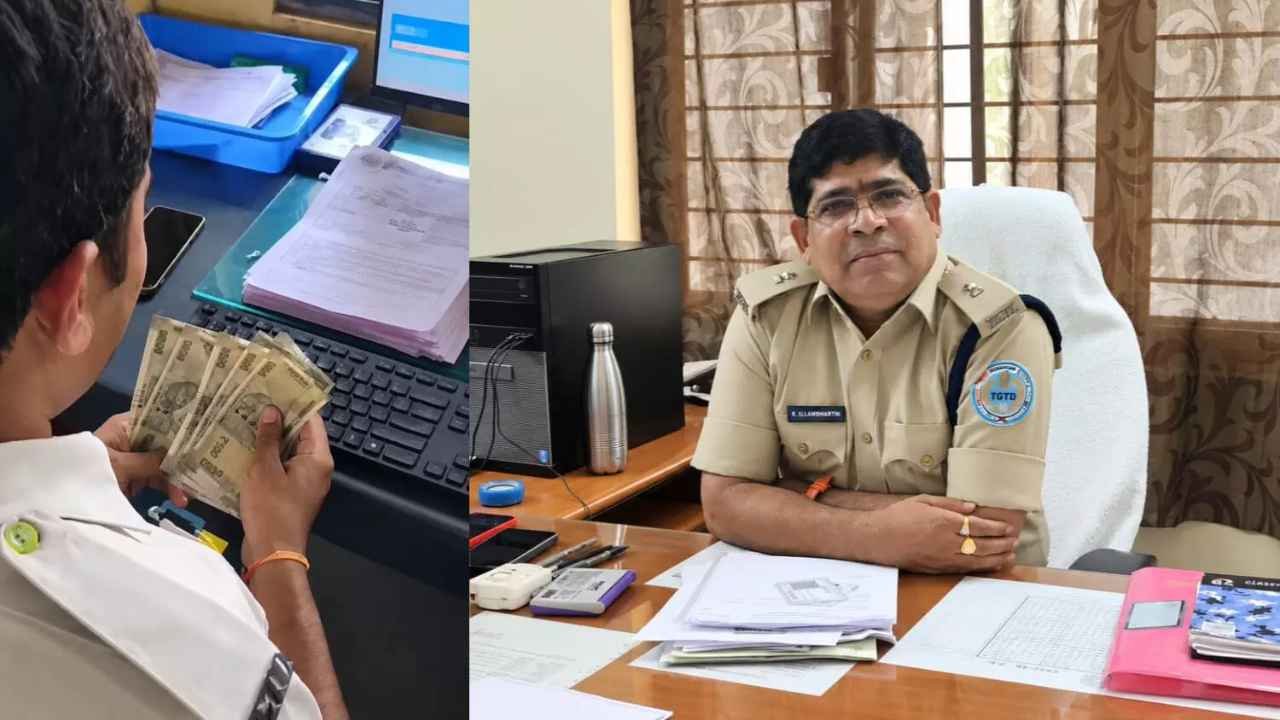 Bandlaguda RTO Constable Suspended After Cash Counting Video Goes Viral