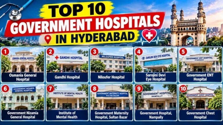 Top 10 Government Hospitals In Hyderabad