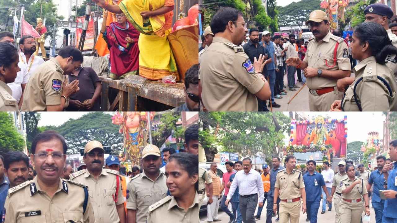 Hyderabad Ganesh Immersion Peaceful: CP Sajjanar