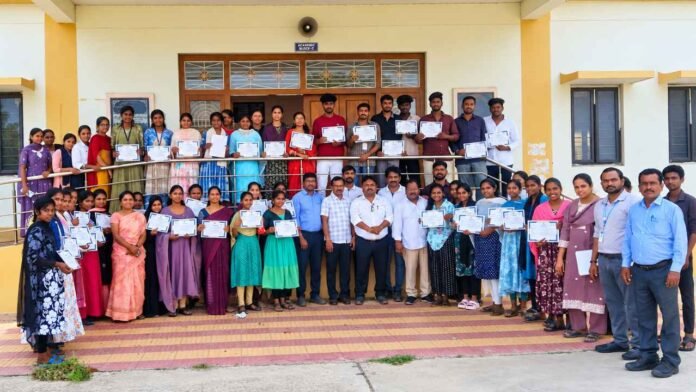 DIKSHa Kadapa Felicitates 57 Youth After Skill Training