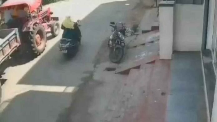 Fatal Road Accident: Tractor Runs Over Woman Head