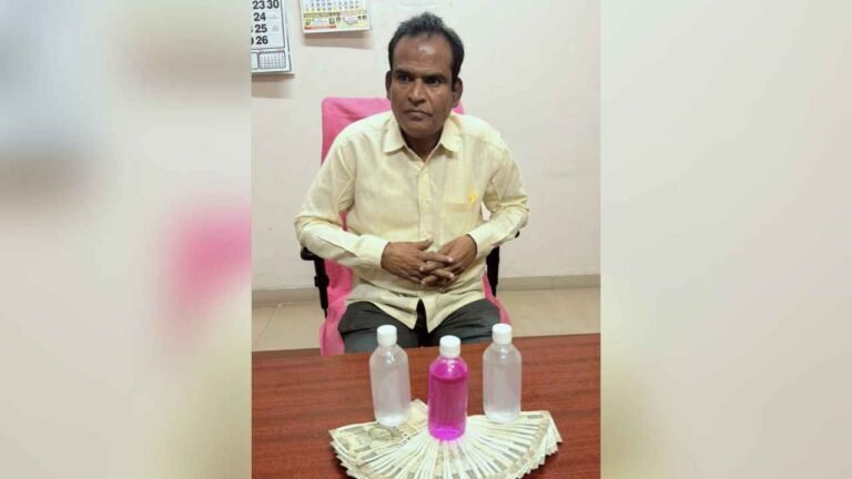 ACB Catches Sangareddy Intermediate Education RIO Accepting Rs. 20,000 Bribe