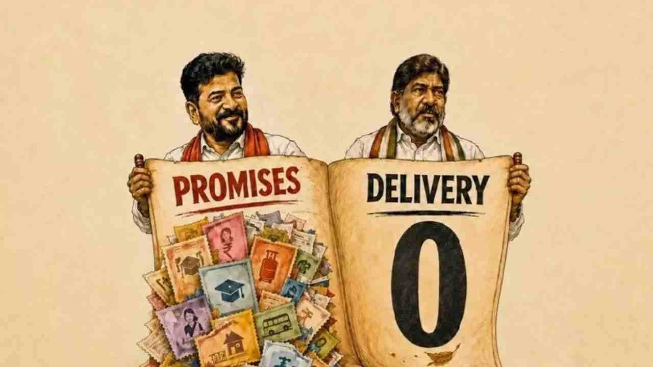BJP Releases 13 Page Chargesheet On Congress: “1000 Lies, In 1000 Days And 1000 Betrayals
