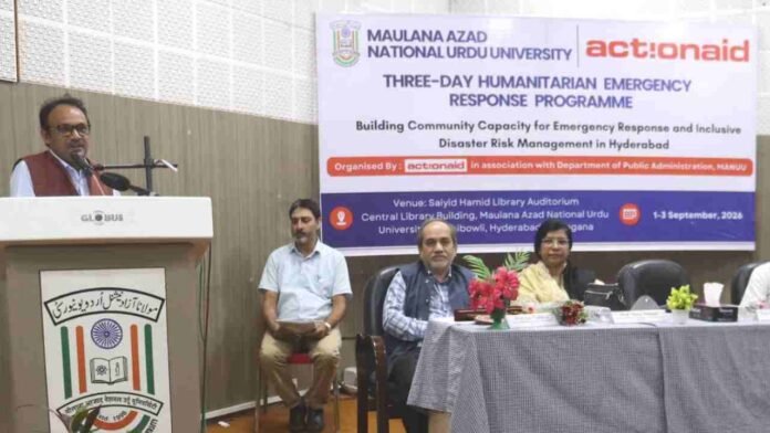 MANUU Concludes Three Day Humanitarian Emergency Response Programme