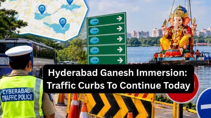 Hyderabad Ganesh Immersion: Traffic Curbs Continue