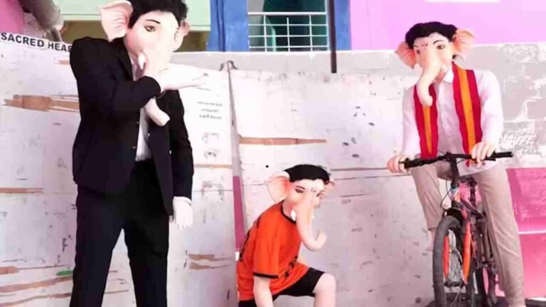 Vijay Themed Ganesh Idols Draw Crowds in Chennai
