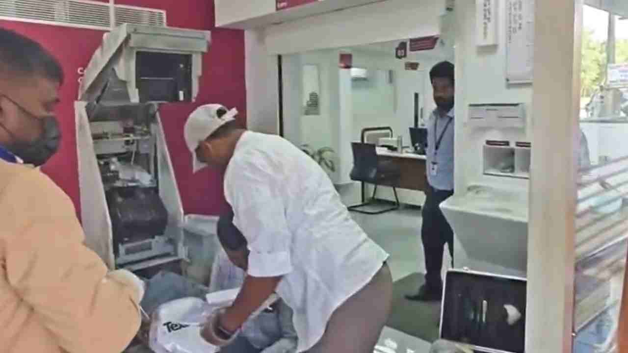 ATM Heist In Shamshabad: Burglars Decamp With Rs. 32 Lakh Cash