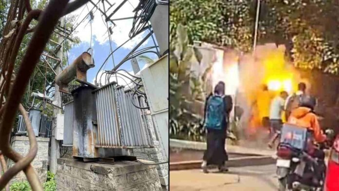 Bengaluru Transformer Blast Injures Two Pedestrians