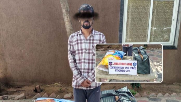Hyderabad Task Force Seizes 13 Kg Ganja Worth Rs 6.5 Lakh