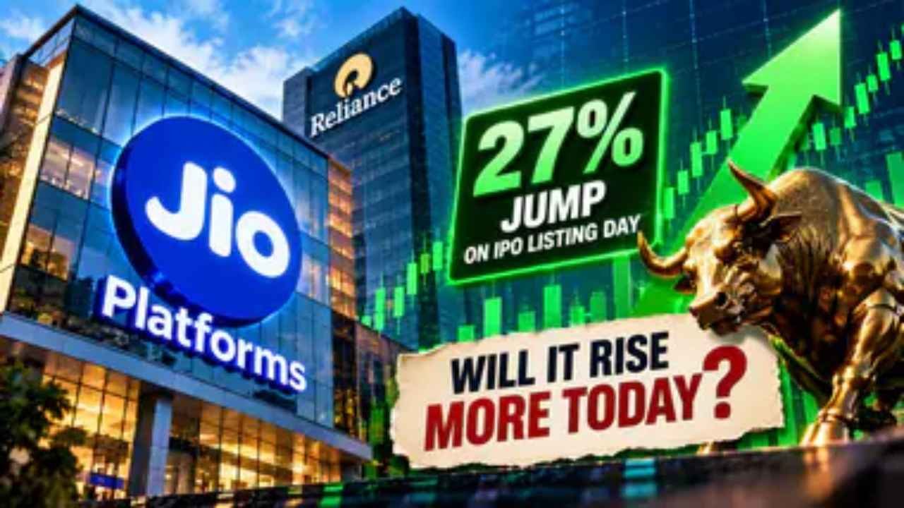 Jio Platforms Listing: Shares Jump 27% on Debut