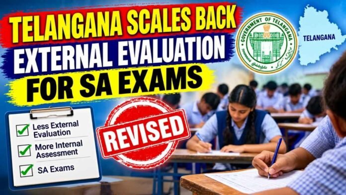 Telangana Scales Back External Evaluation For SA Exams