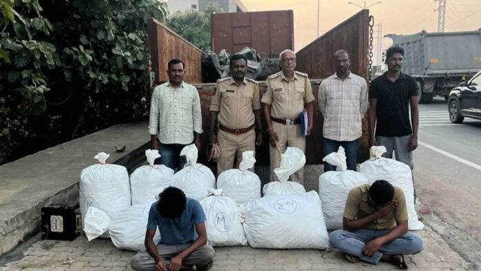 DTF, Excise Teams Seize 372.2 Kg Ganja In Khammam