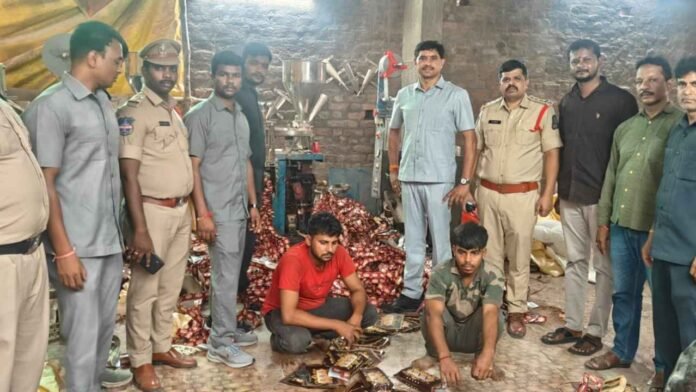 Hyderabad Police Bust Illegal Gutkha Unit In Asif Nagar