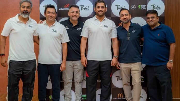 MS Dhoni Inaugurates 7Padel Sports And Wellness Centre In Hyderabad