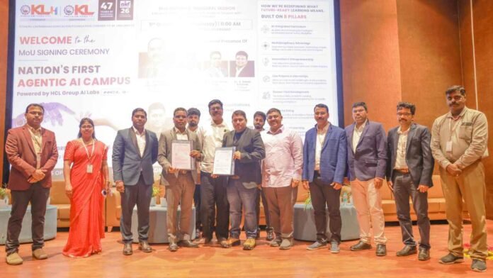 KLH Hyderabad Launches Agentic AI Campus With HCL