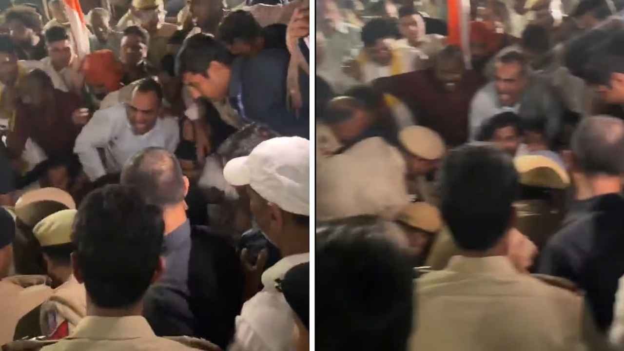 Rahul Gandhi Detained By Police For Protesting Against CEC Gyanesh Kumar
