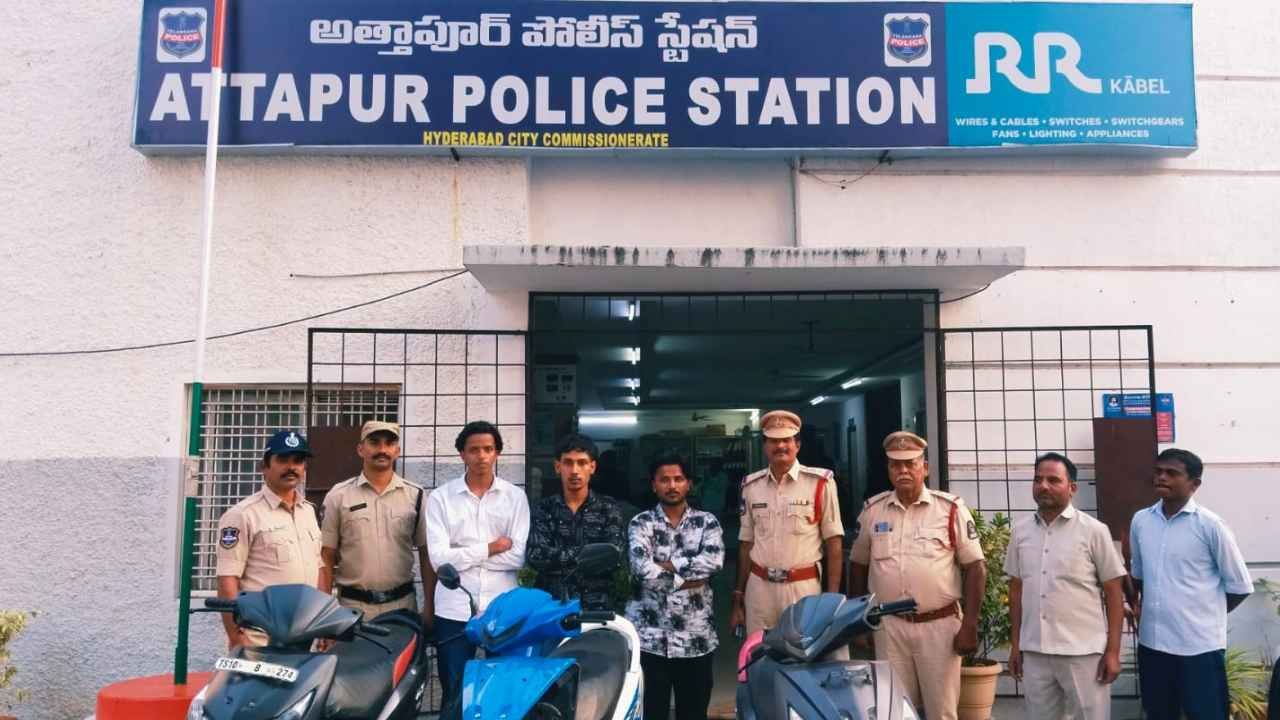 Attapur Police Arrest Three Youths Over Dangerous Bike Stunts
