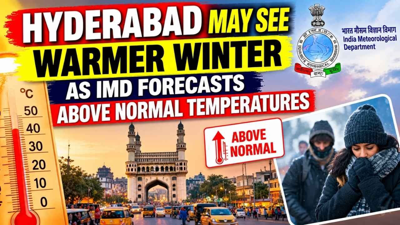 Hyderabad Winter: IMD Forecasts Above Normal Temperatures