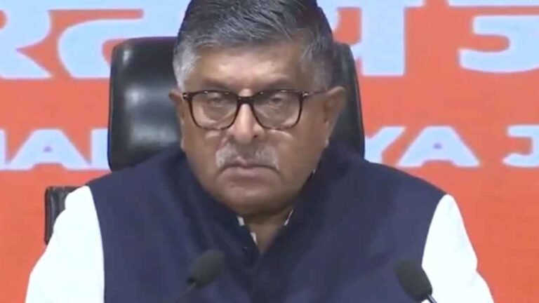 Ravi Shankar Prasad Says India Will Not Be Governed From Streets