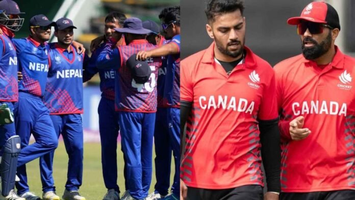 Canada vs Nepal Live Score: Nepal 25/2, CWC League 2
