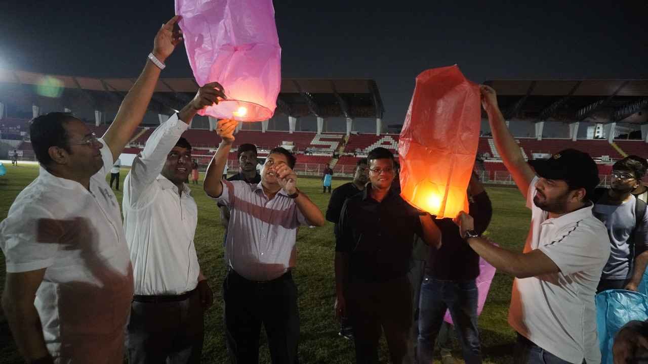 Cancer Run: Hope Of Light Illuminates Gachibowli Stadium Cancer Run: Hope Of Light Illuminates Gachibowli Stadium