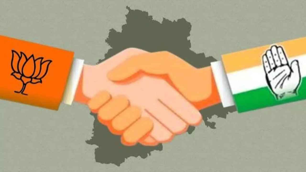 BJP Accuses Congress Of Joining Hands With Anti India Forces
